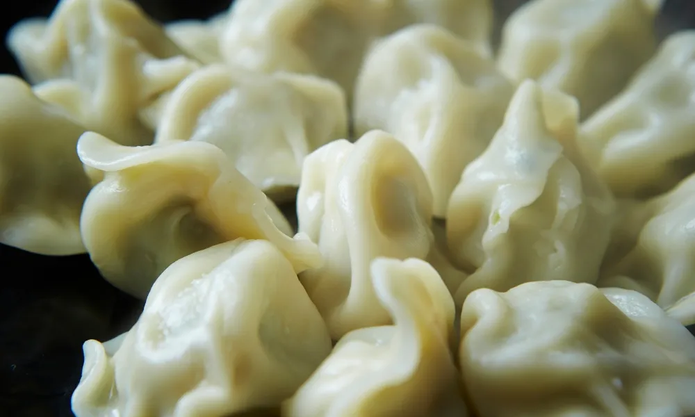 Boiled dumplings at Asian Plate, a Chinese Restaurant in Arcadia